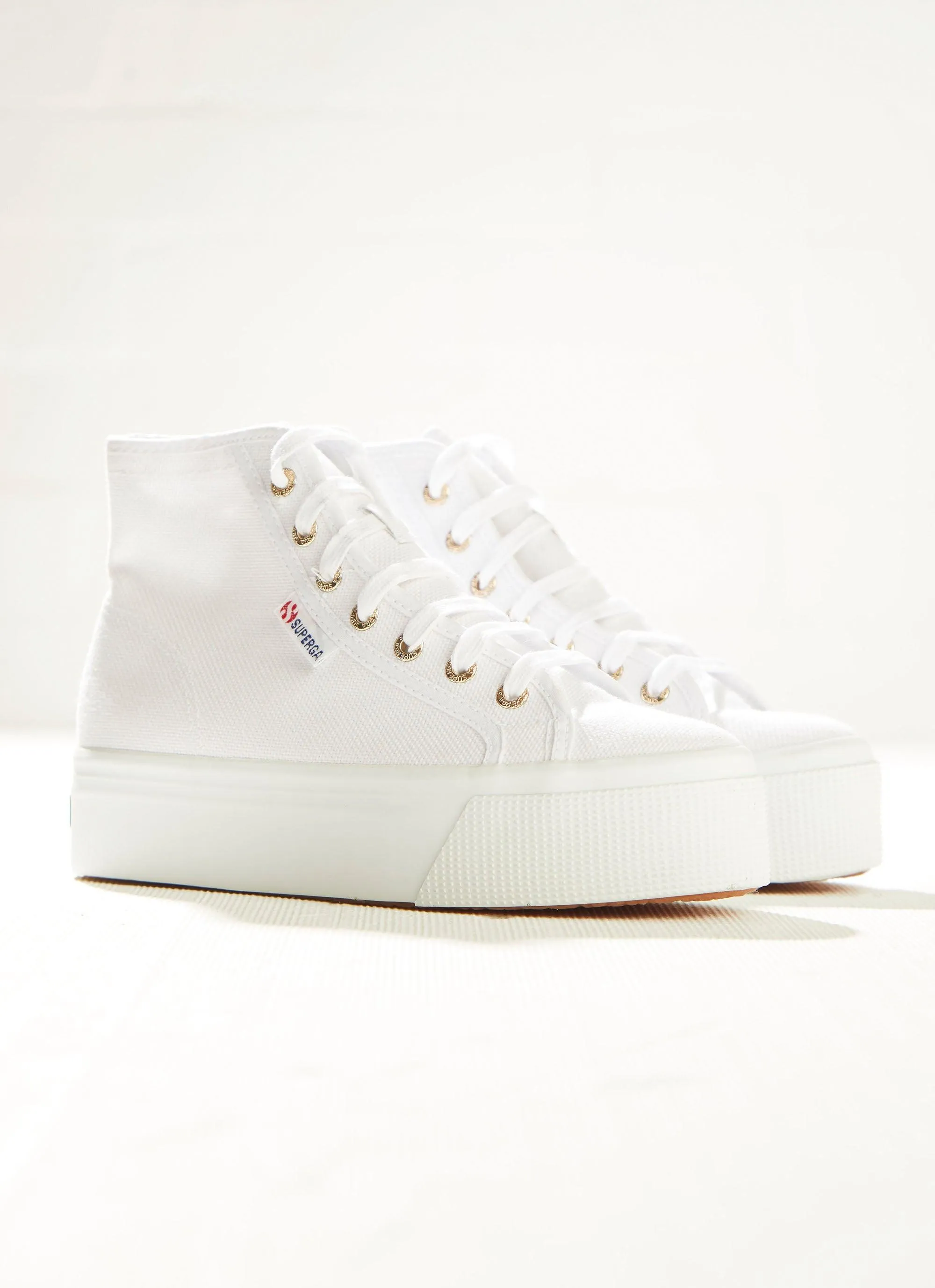 2705 Hi Top - A3C White-Pale Gold