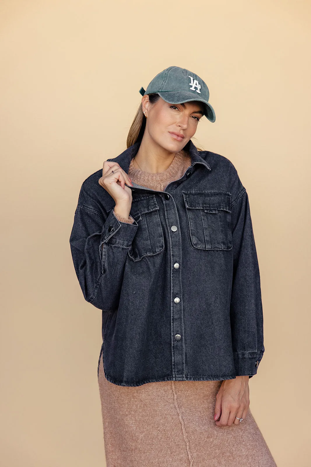 Adams Washed Denim Jacket