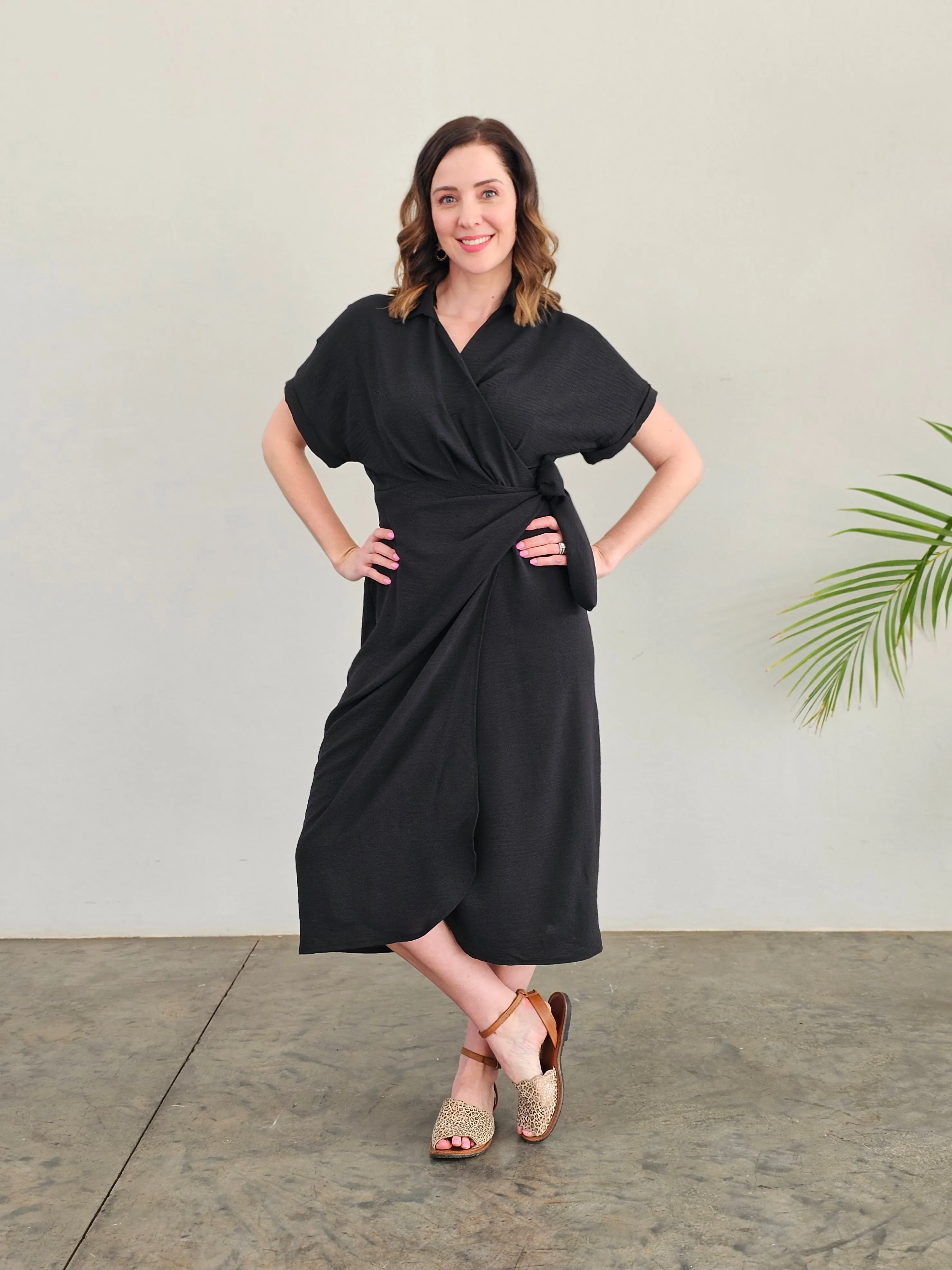 Aldi Wrap dress Black