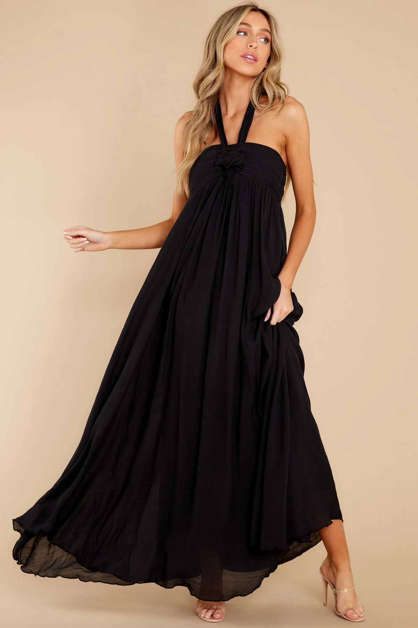 Dream Of You Black Maxi Dress