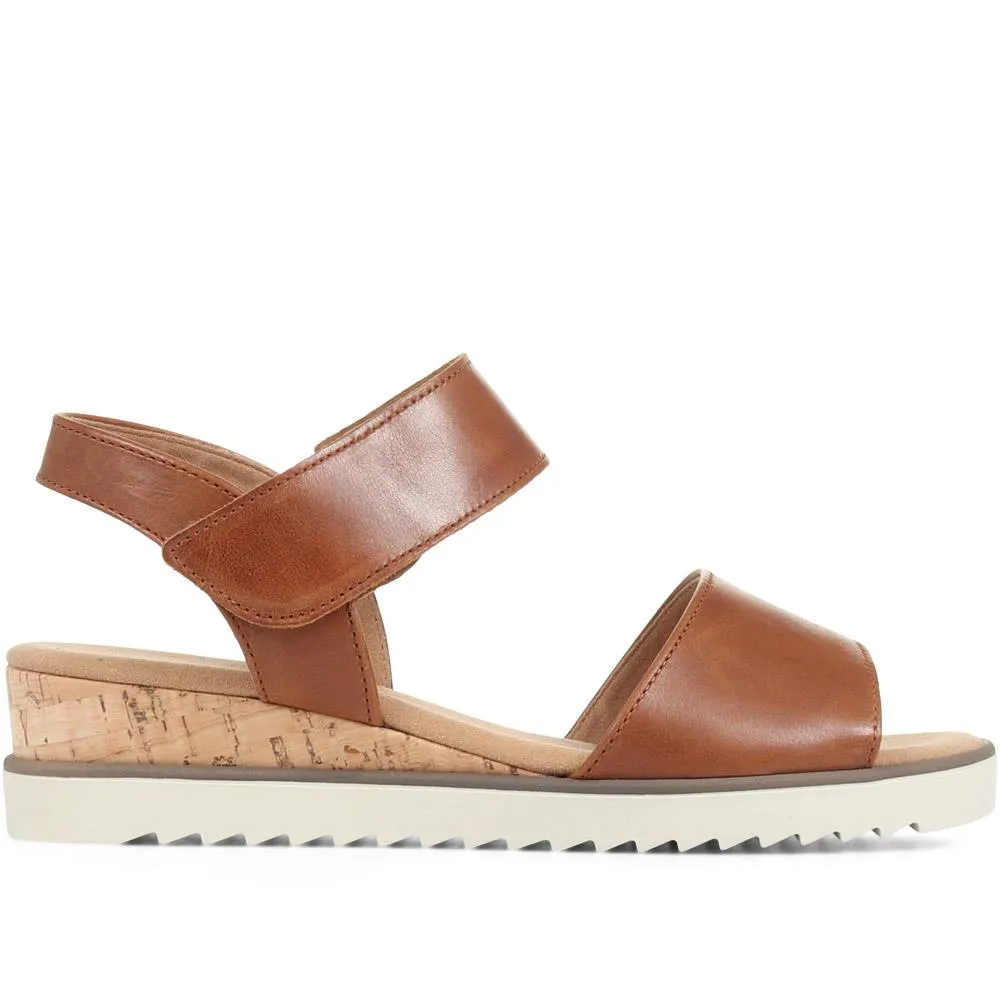 Gabor Leather Wedge Sandals - GAB35509 / 321 589