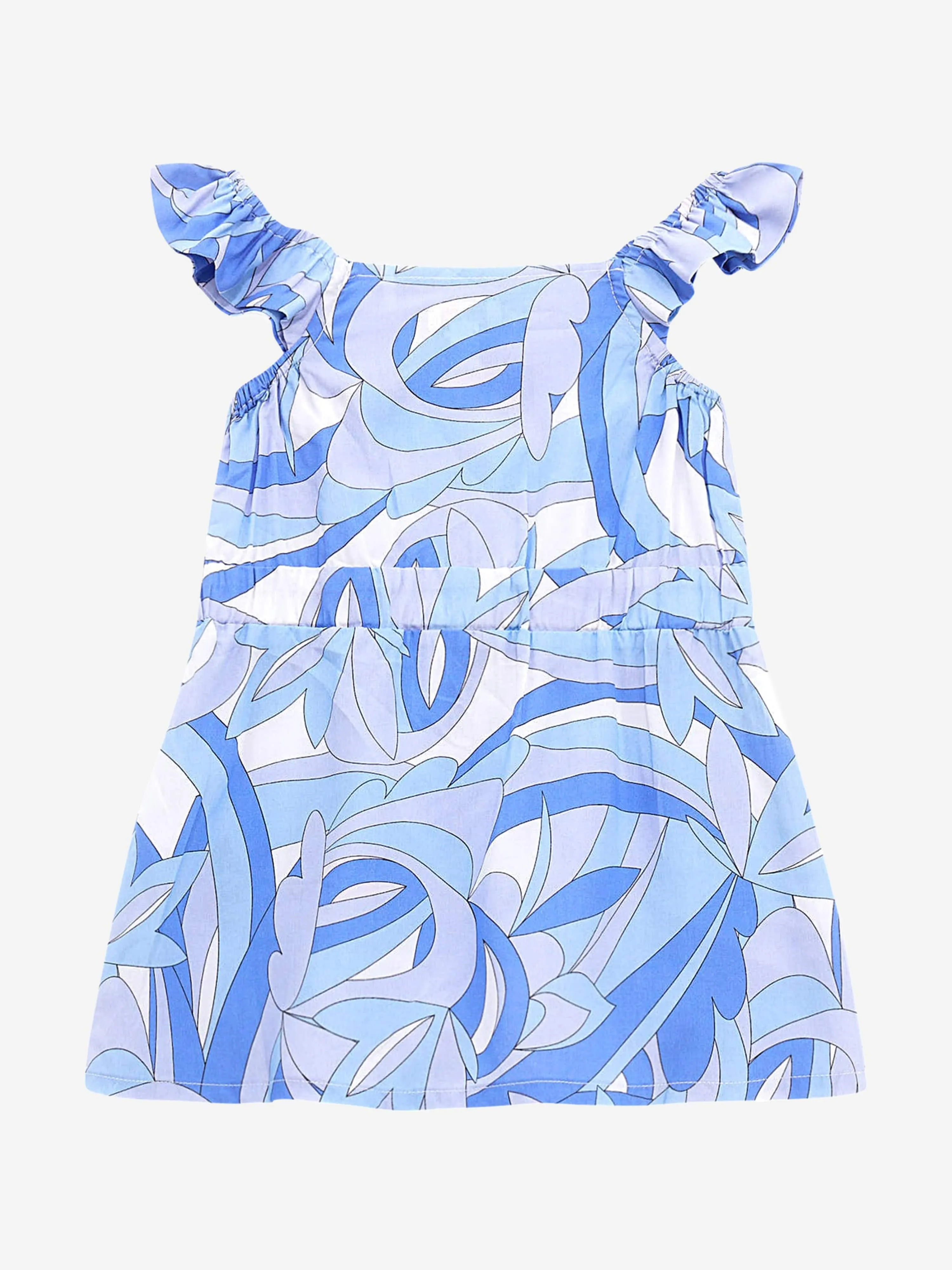 Guess Girls Abstract Sun Dress in Blue