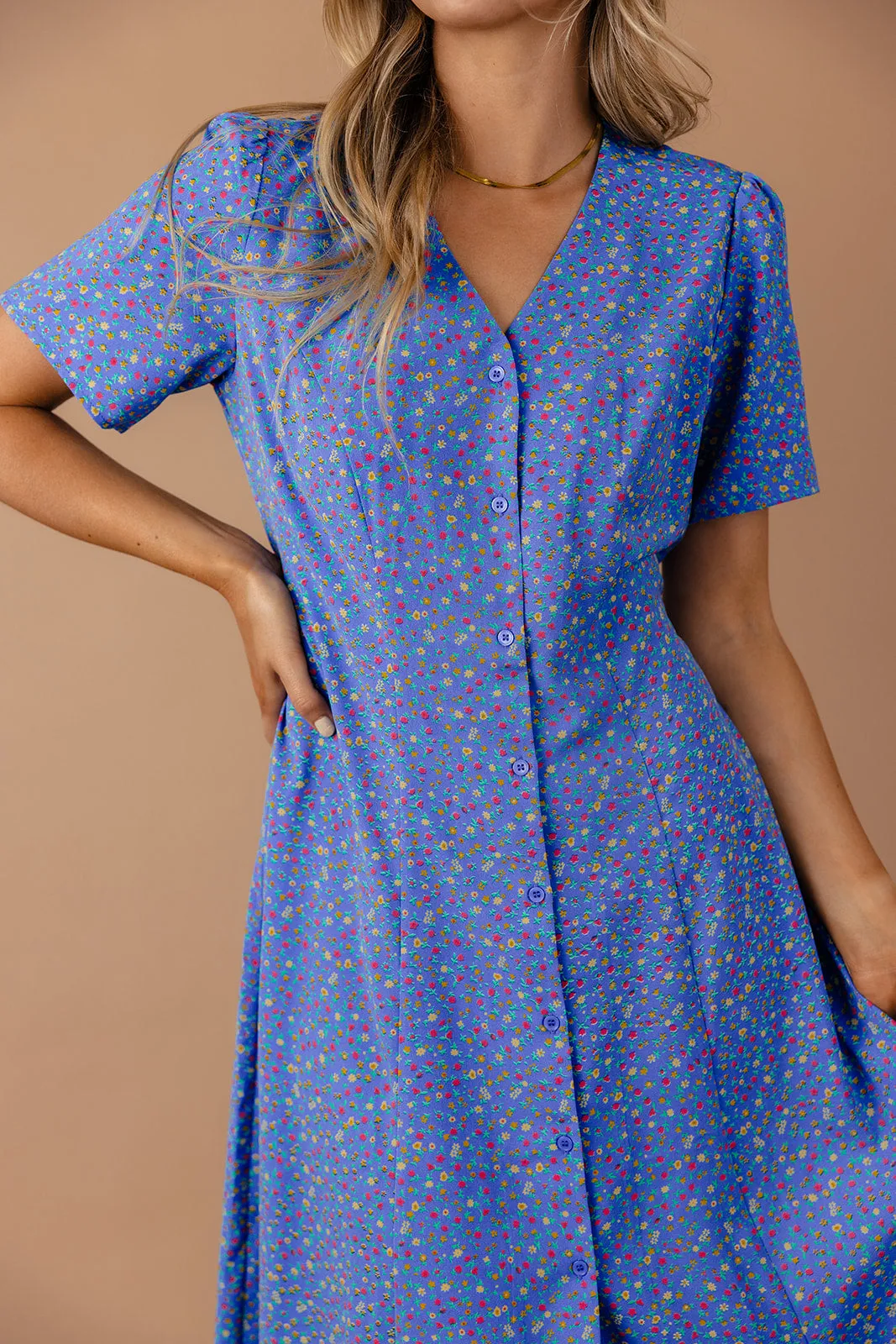 Head First Button Down Dress