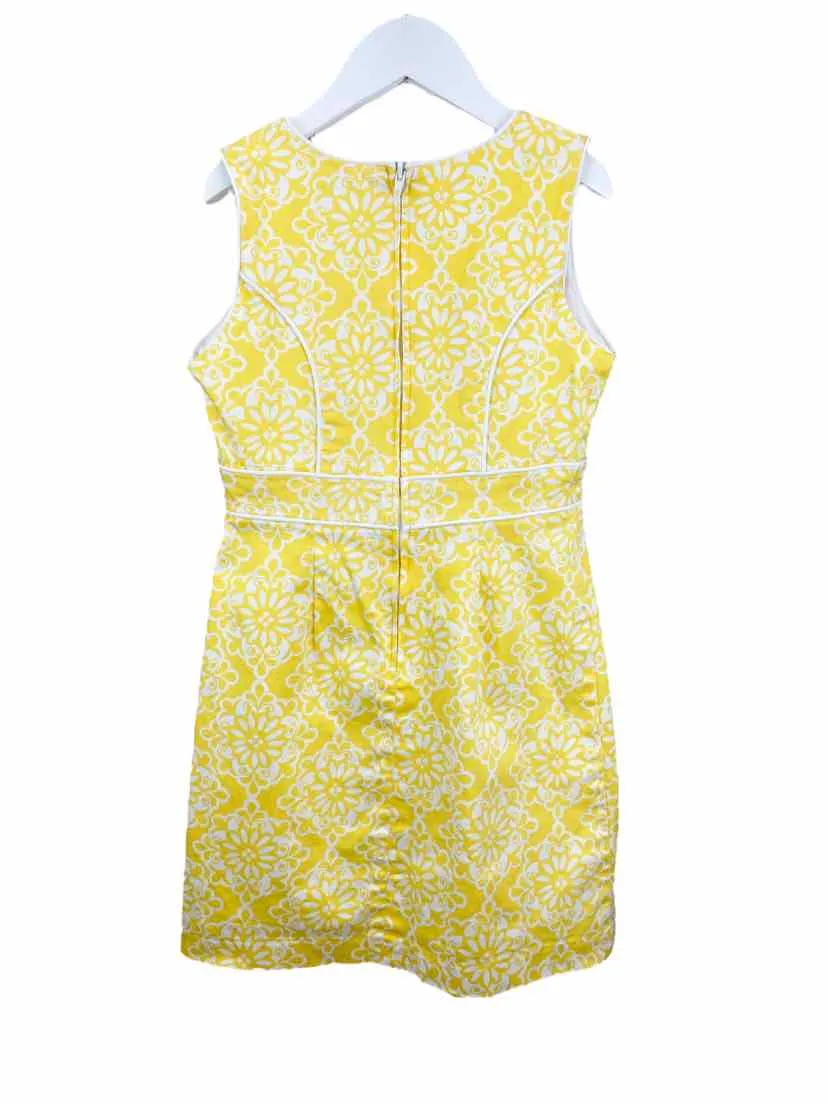 KC Parker by Heartstrings, Girls' Floral Beaded Dress, Yellow/White, Size 7