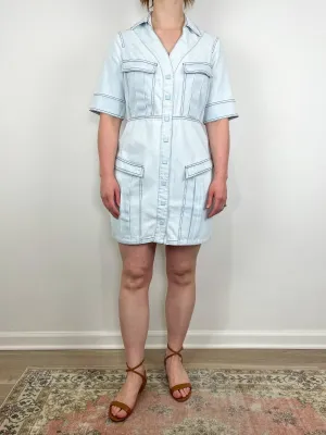 Melanie Dress in Light Denim