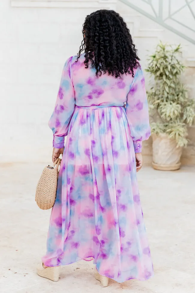 My Dearest Darling Watercolor Maxi Dress FINAL SALE