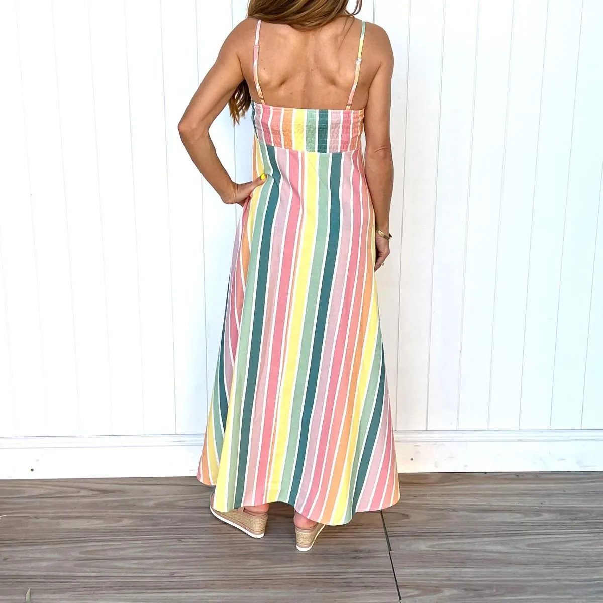 Palm Cove Lara Stripe String Dress