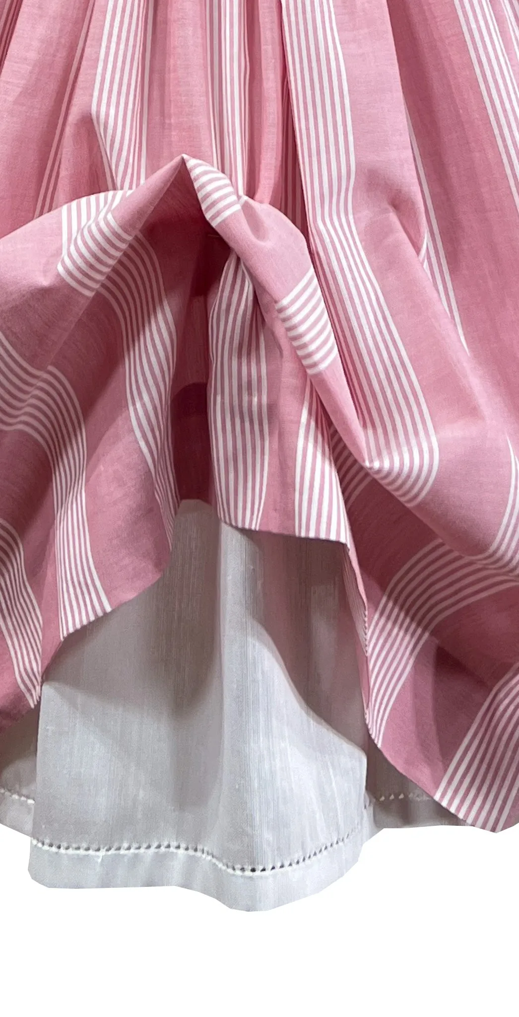 Rosewood Pink Striped Smocked Dress