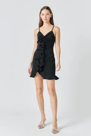 Ruffled Mini Dress