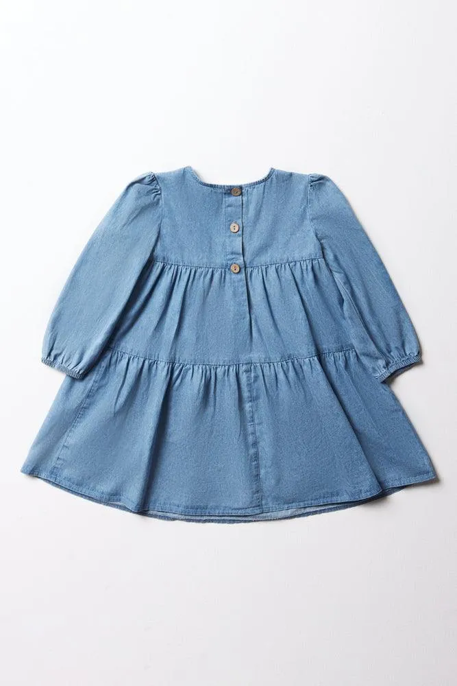 Shirt Denim Dress Blue