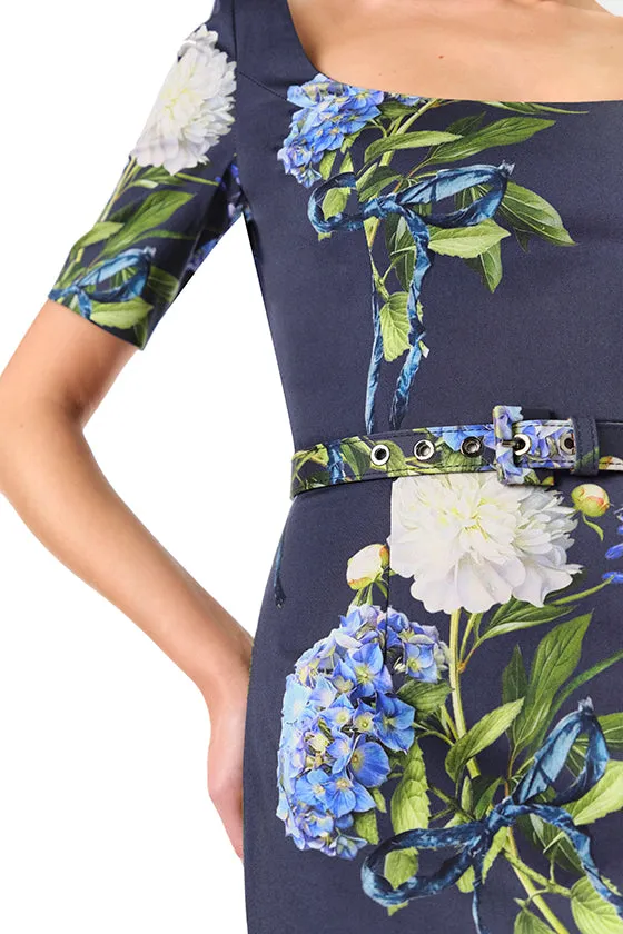 Short Sleeve Floral Dress