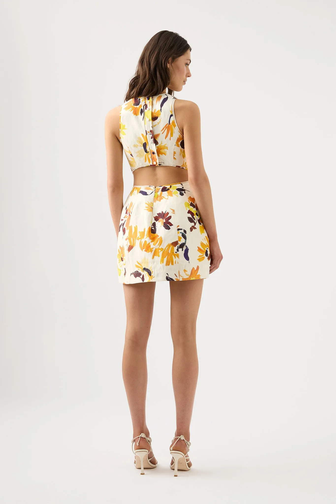 Tulip Cut Out Mini Dress