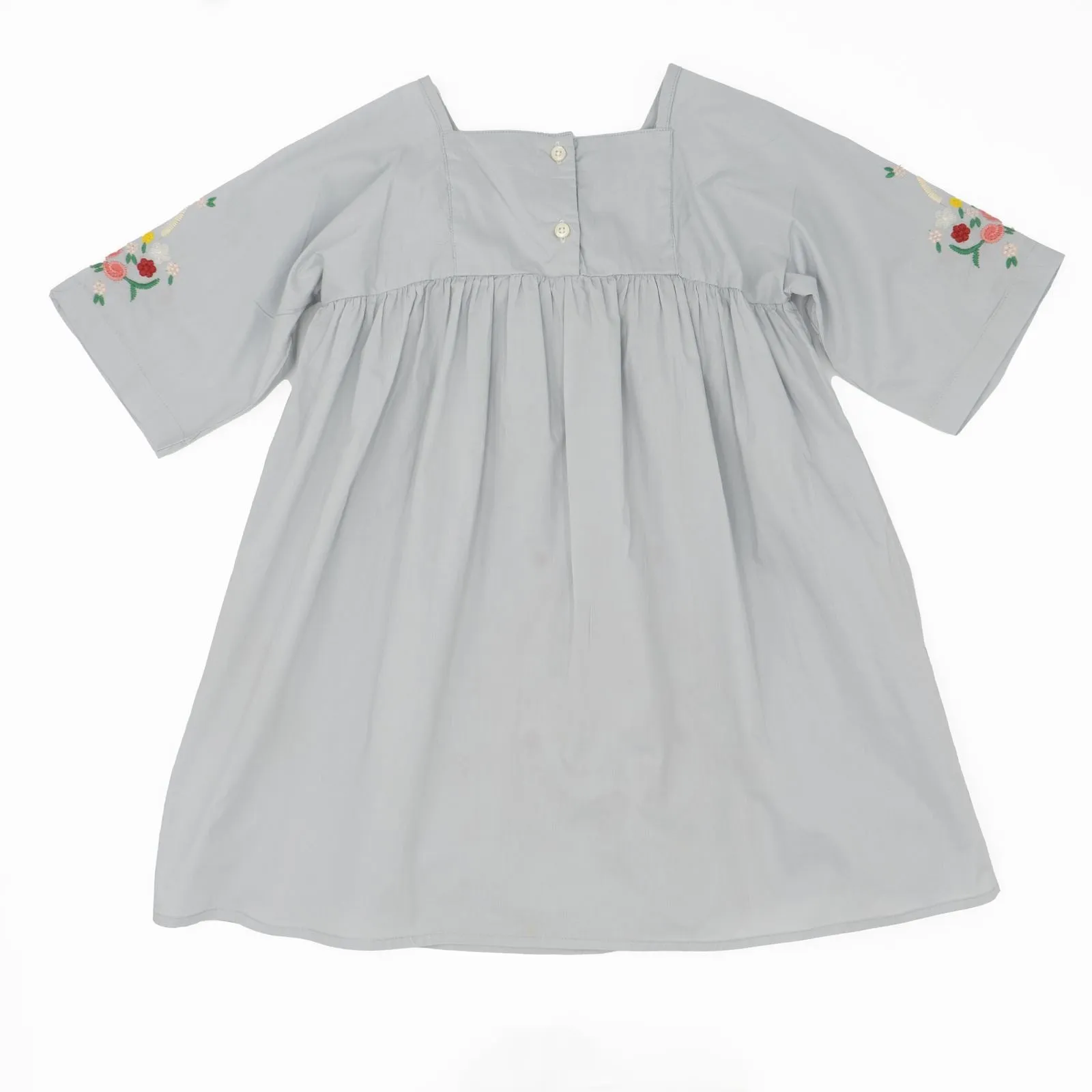 Wild & Gorgeous Girls Grey Floral Short Sleeve Summer Dresses