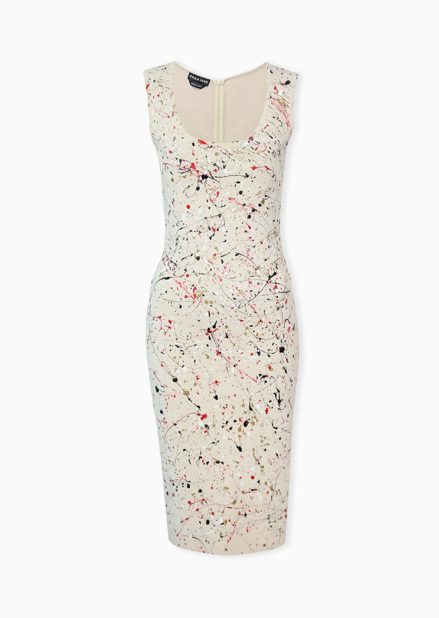 Zoe - Unique Splatter Paint Pencil Dress