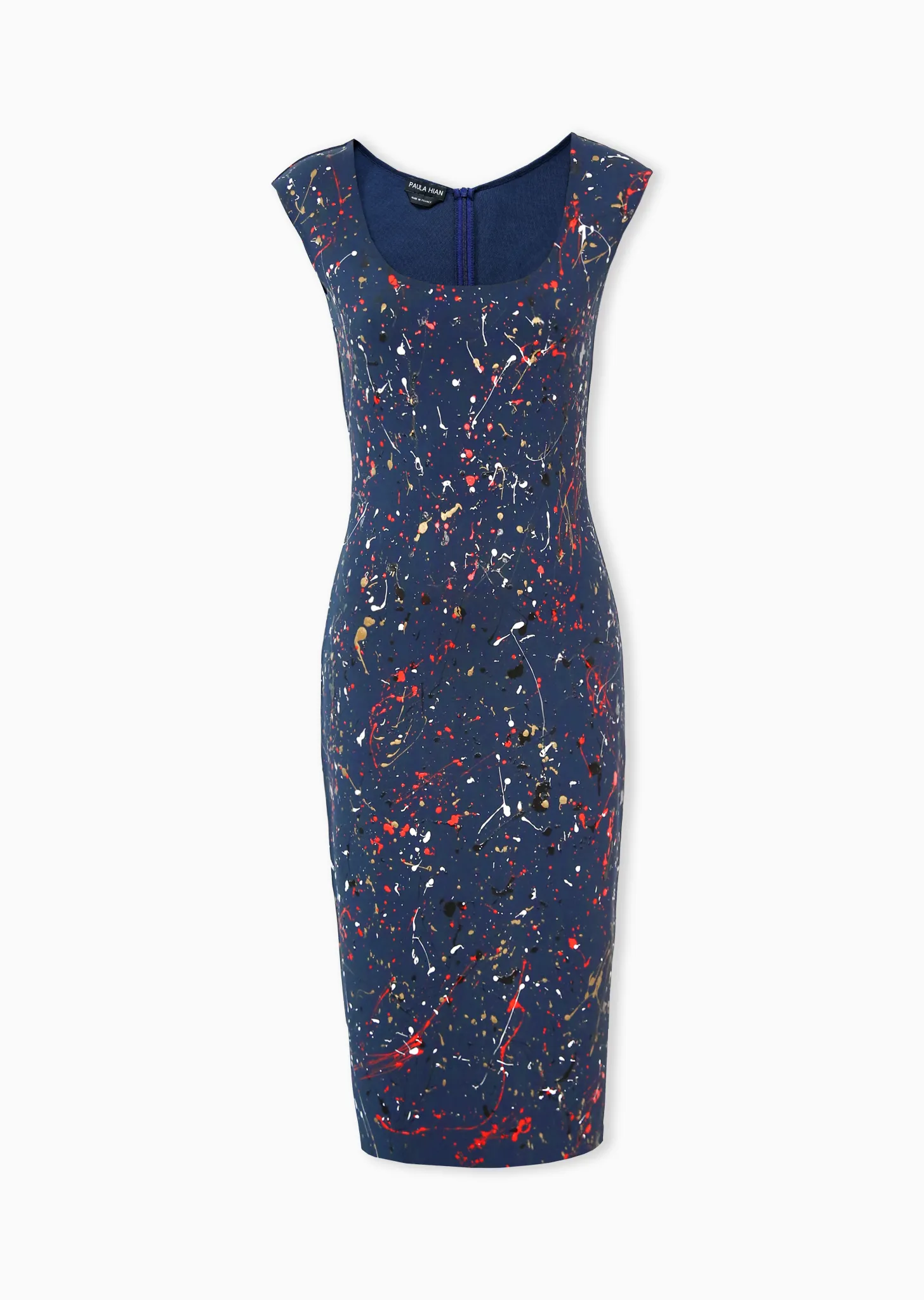 Zoe - Unique Splatter Paint Pencil Dress